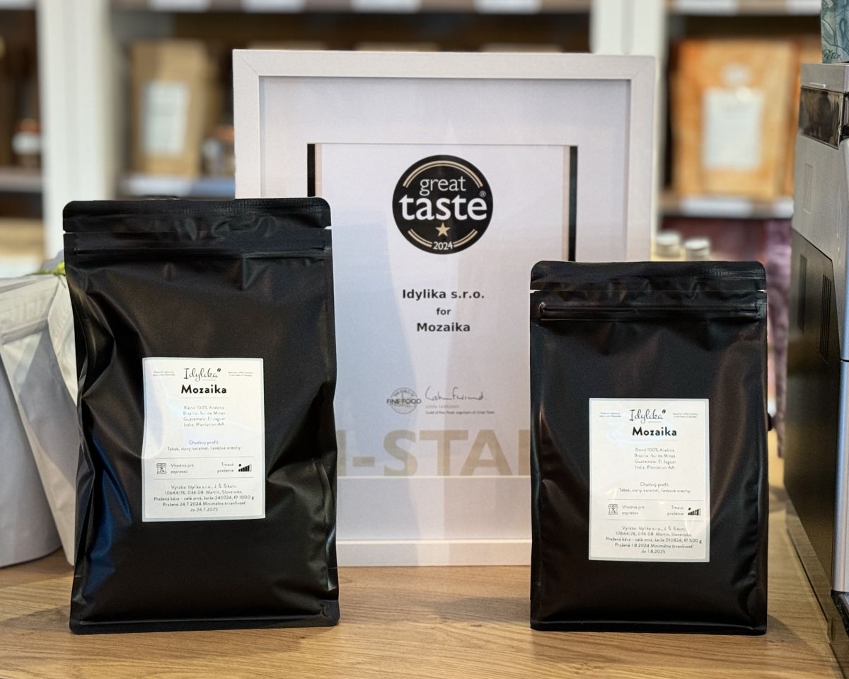 Máme novú hviezdu - naša káva Mozaika uspela na Great Taste Awards 2024