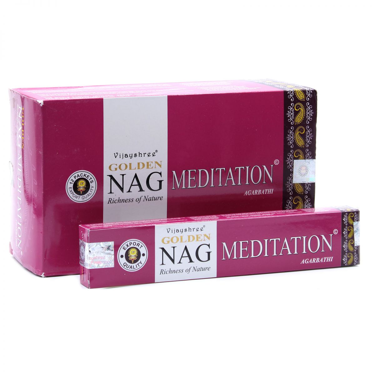 Indické vonné tyčinky Golden Nag Meditation