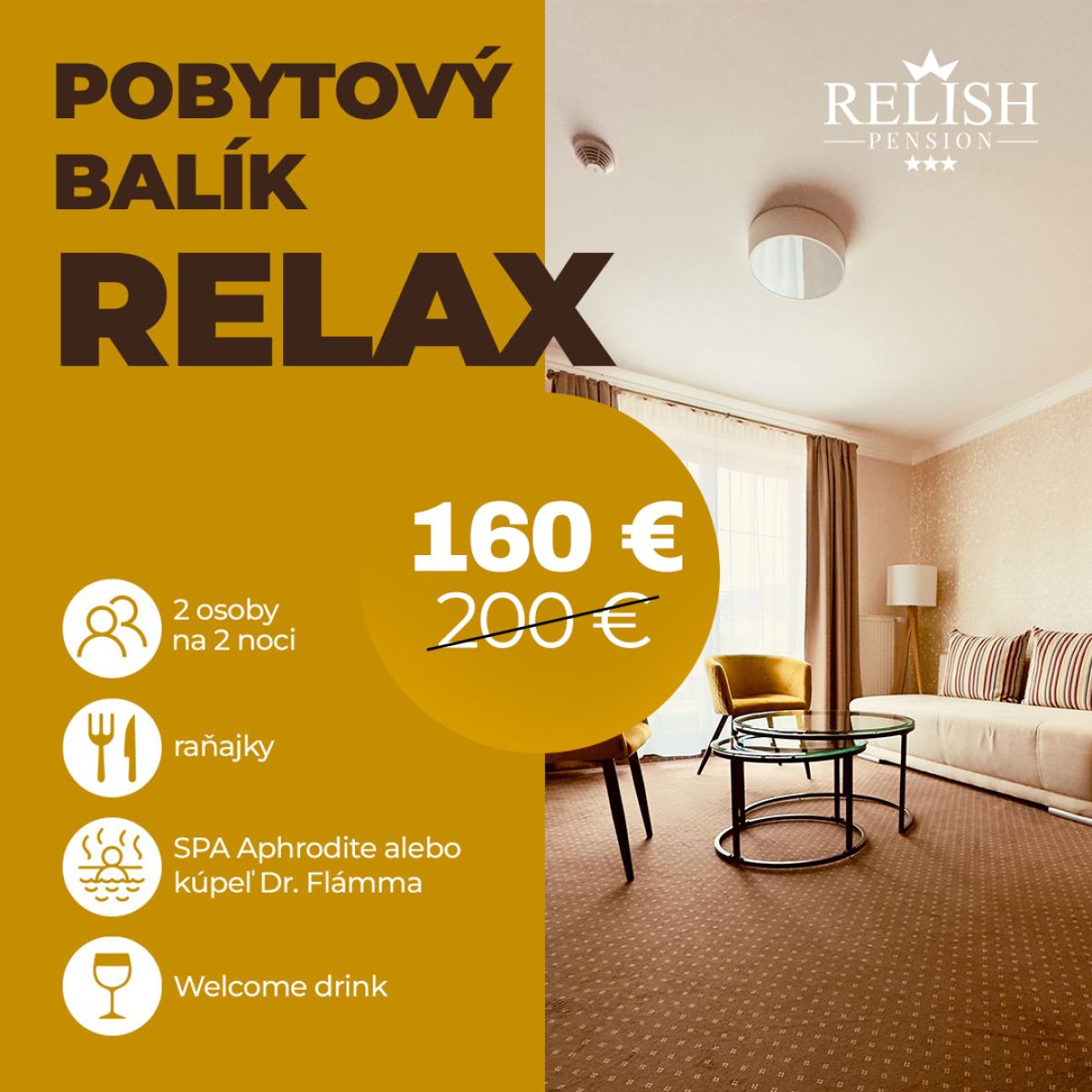Pobytový balík RELAX - RELISH